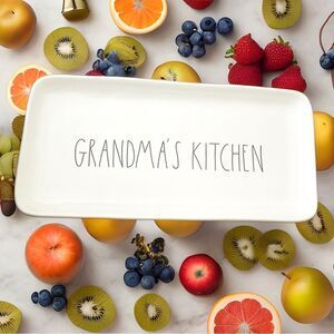 (New Rae Dunn LL Grandma's Kitchen‎ Platter